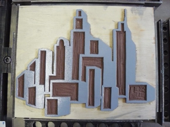 une plaque gravée Une palque gravée