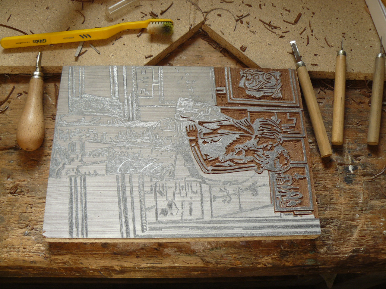 TECHNIQUES de linogravure, gravure sur linoleum et gravure sur bois ...