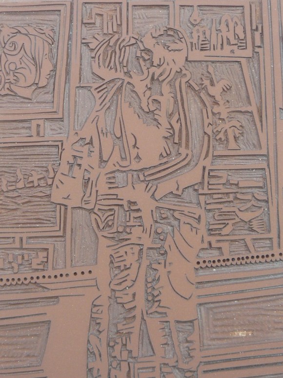 amour de l'art plaque nettoyée