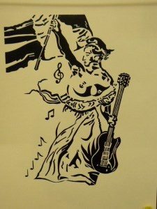 corde à linge et liberté