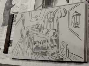 7-dessin plaque la chambre