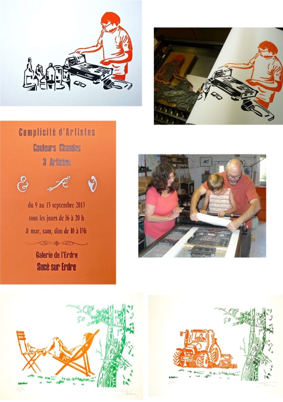 préparations couleurs chaudes