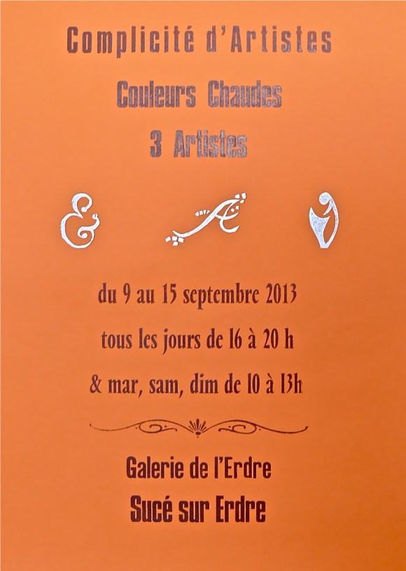 affiche complicité d'artistes