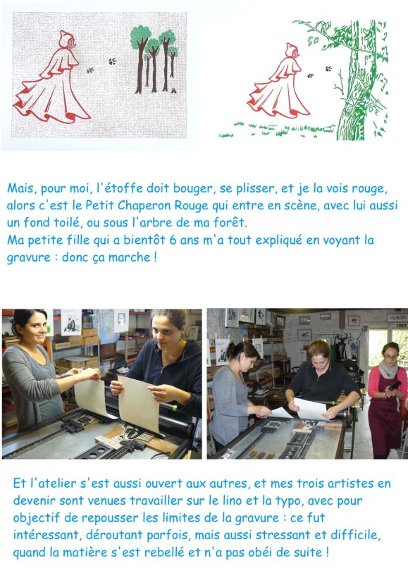 chaperon rouge tissu