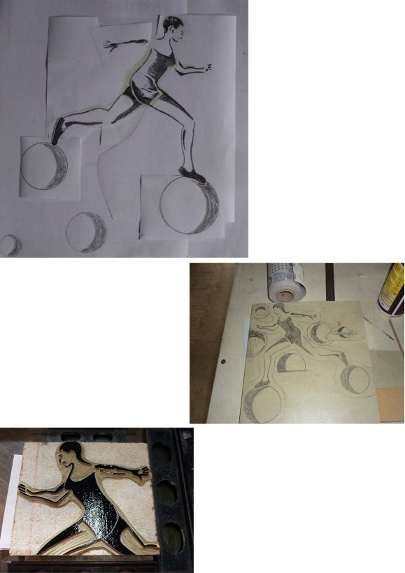 fille dans l'espace 1