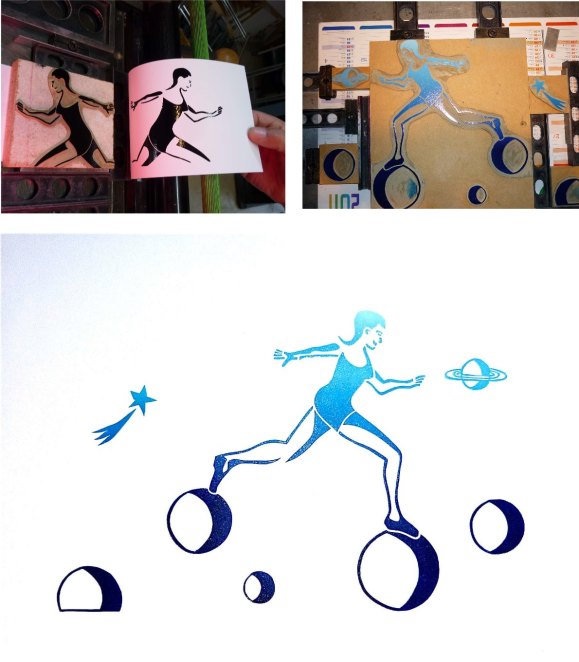 fille dans l'espace 2