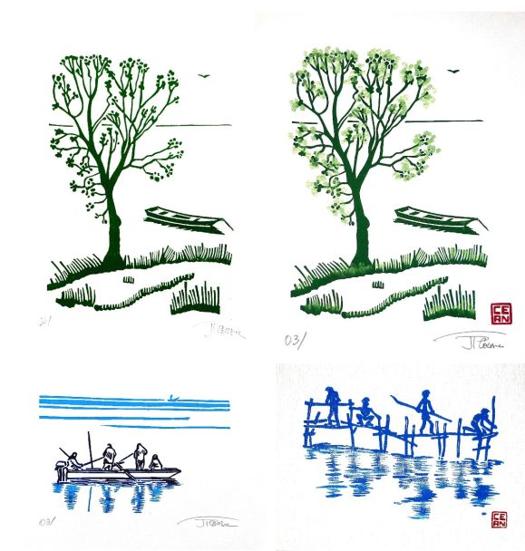 bords de loire en deux couleurs