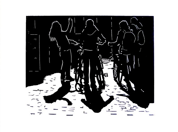 les vélos à contrejour